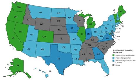 Cannabis Central: Timeline of Legalization of Marijuana by U.S. States ...