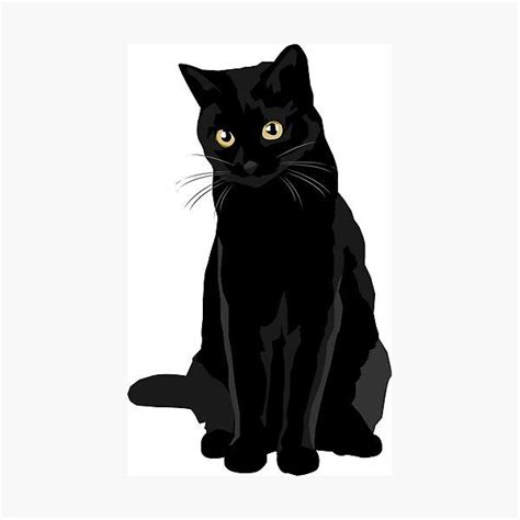 Animals Photographic Prints for Sale | Black cat painting, Cat art, Cat ...