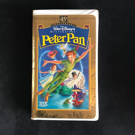 PETER PAN Disney 1990's Vintage Movie VHS