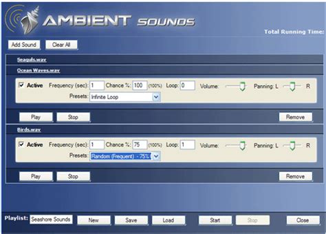 Ambient Sounds - Download, Screenshots