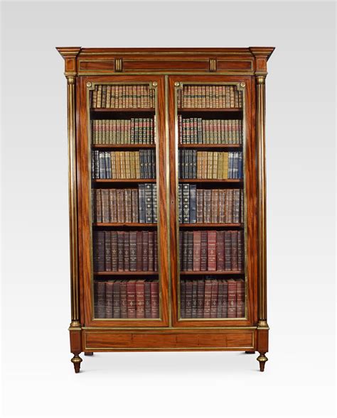 French brass mounted mahogany bookcase – Shacklady's Antiques