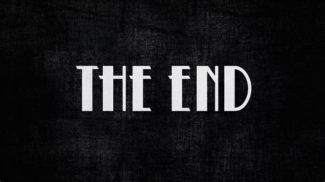 Film vintage The End animation 20s. Animation of a retro vintage old ...