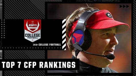 Top 7 College Football Playoff Rankings 🔥| College Football on ESPN - YouTube