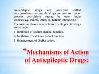 Antiseizure drugs | PPT