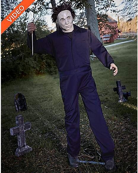 6 Ft Michael Myers Animatronics Decorations – Halloween H20 - Spirithalloween.com