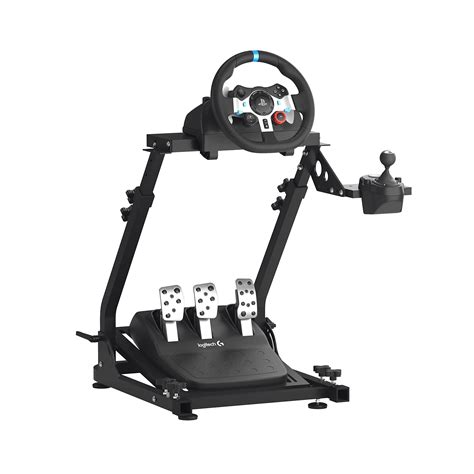 Buy GT Omega Racing Wheel Stand for Logitech G920 G29 G923 Driving Force Gaming Steering Wheel ...