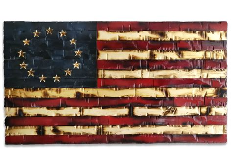 Betsy Ross Legacy Flag 59x32 | American flag wood, American flag art, Wood flag