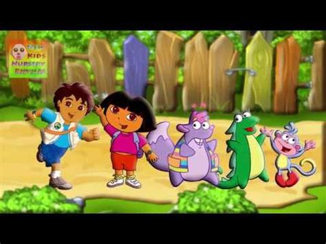 Dora the Explorer Finger Family Song Nursery Rhyme - YouTube