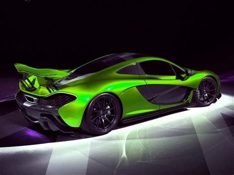 Lime Green McLaren P1 | Black and green | Pinterest