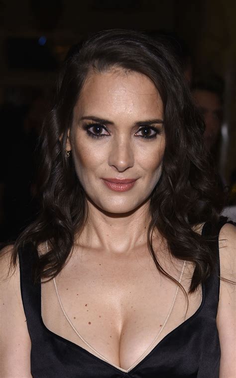 Winona Ryder's Cleavage Makes Eye-Popping Appearance | National Enquirer