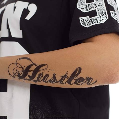 Aggregate 70+ hustle tattoo lettering best - in.cdgdbentre