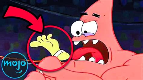 Top 10 SpongeBob Mistakes That Were Left In - YouTube