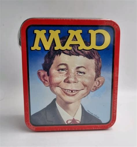 Vintage Mad Magazine Alfred E Newman Mini Lunchbox Sealed | Magazines ...