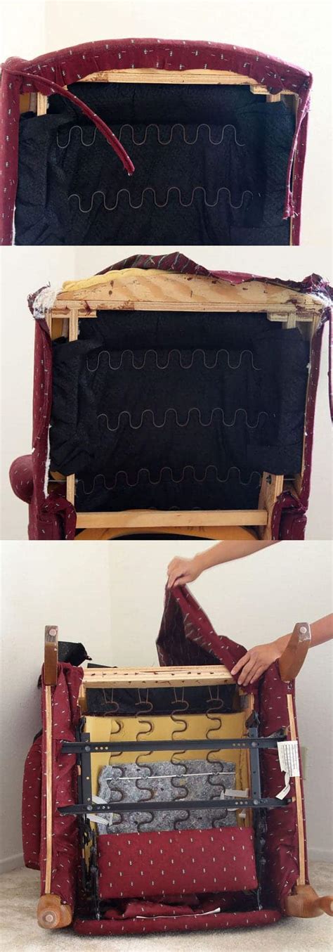 Fabric Chair Makeover Before After - A Piece Of Rainbow