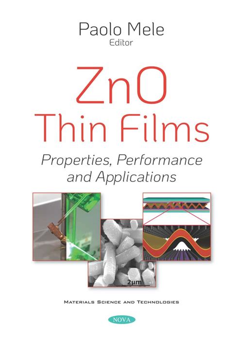 ZnO Thin Films: Properties, Performance and Applications – Nova Science ...