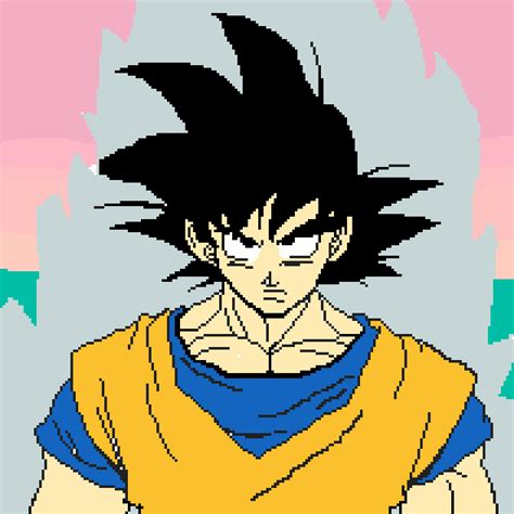 Editing goku gif - Free online pixel art drawing tool - Pixilart