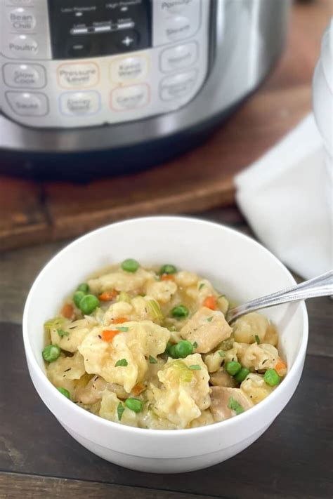 Instant Pot Chicken and Dumplings - COOKtheSTORY