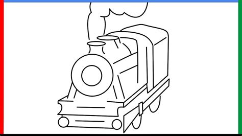 How To Draw A Steam Engine Train