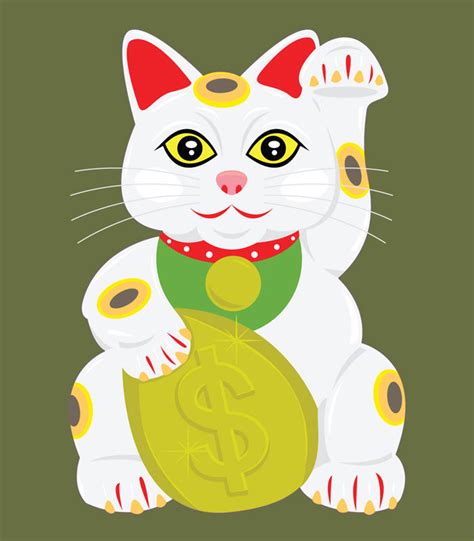 Lucky Cat Vector and Wallpaper by ZombiePoppa on DeviantArt