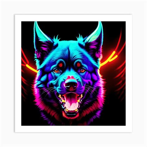 Big Bad Wolf Art Print by VANGO - Fy