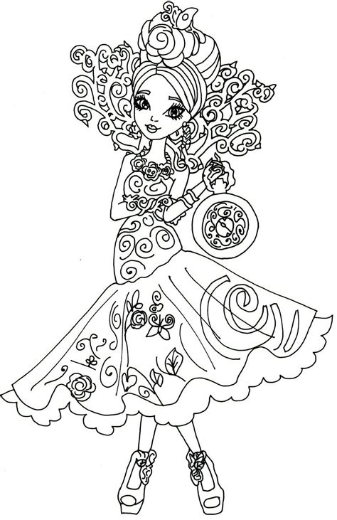 Ever After High Coloring Pages Raven at GetColorings.com | Free ...