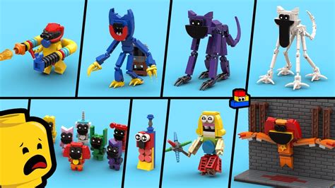 LEGO Poppy Playtime 3: Building Minifigures of Every NEW Character - YouTube