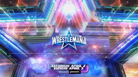 Wrestlemania 38 Match Card Template