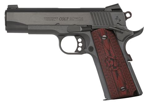 Colt Mfg O4942XE Commander Combat 9mm Luger 9+1 4.25″ Steel Barrel Blued Serrated Carbon Steel ...