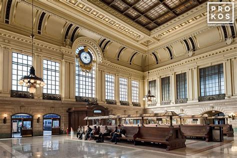 Hoboken Terminal Interior I - Framed Photograph by Andrew Prokos