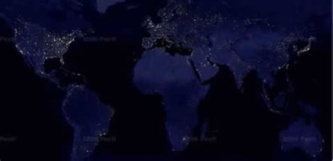 Night Lights, via Google Maps. - Neatorama