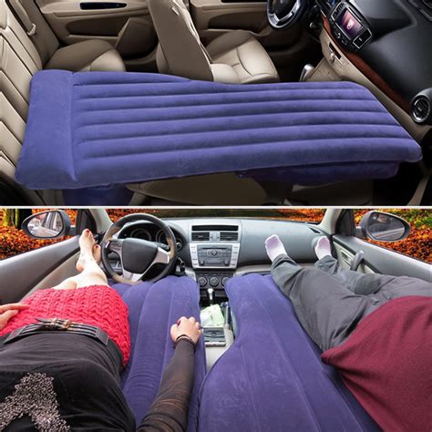 Portable Inflatable Car Front Seat Mat Bed Leakproof Travel Air ...