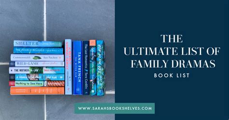 The Ultimate List of Family Drama Books - Sarah's Bookshelves