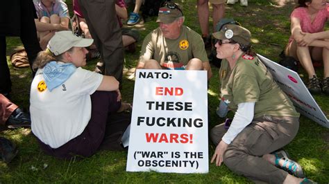 War Protests At NATO Summit