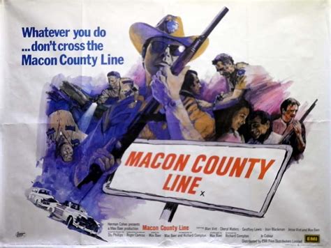 Macon County Line Poster, UK Quad, 1974, Putzu Arnaldo