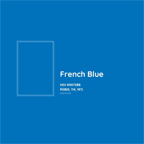 About French Blue - Color codes, similar colors and paints - colorxs.com