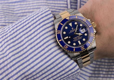 Rolex Submariner on wrist and Size Guide - Millenary Watches