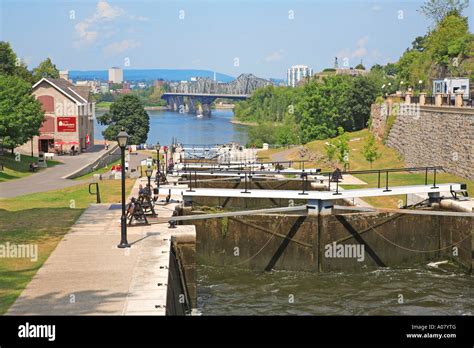 Ottawa, Rideau Canal Stock Photo - Alamy