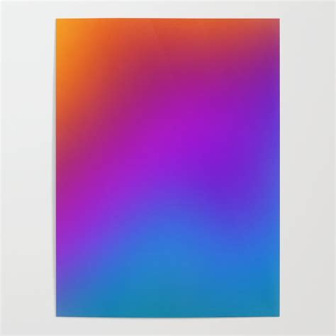 Deep Sunset Colors Ombre Design Poster by Kelsey Lovelle | Society6