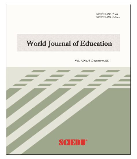 World Journal of Education