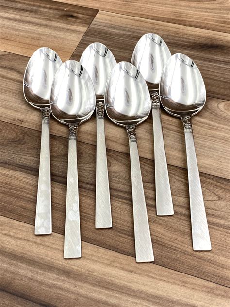 Vintage Oneida Stainless Flatware set Brookwood Silverware, service for 6