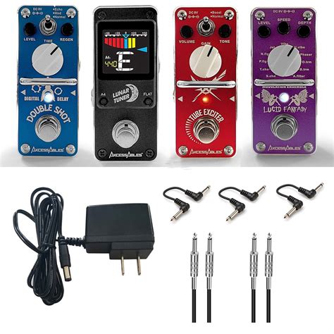 AxcessAbles Guitar Pedal Board S Single Space Aluminum Alloy Guitar Pedal Board w/ Carrying Bag ...