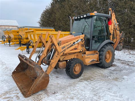 Case 580 with hydraulic thumb | Farming Equipment | Barrie | Kijiji