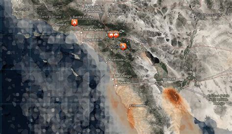 Map: See the Smoke Forecast for Wildfires in California – NBC Los Angeles