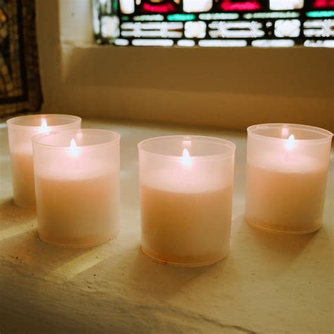 18-24 Hour White Votive Candles - Young's Church Candles uk & Ireland