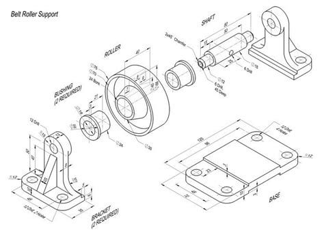 Resultado de imagen para detailed assembly drawing | Ejercicios de ...