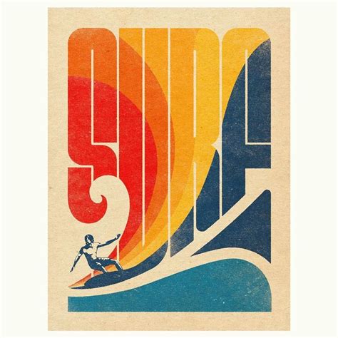 vintage Surf Poster by Rockswell | Surf poster, Retro surf, Vintage surf