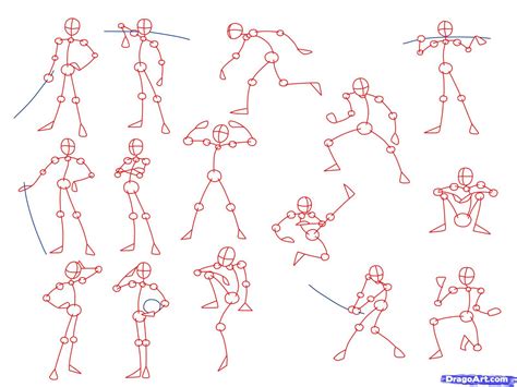 Step 1 | Stick figure drawing, Guided drawing, Drawing poses