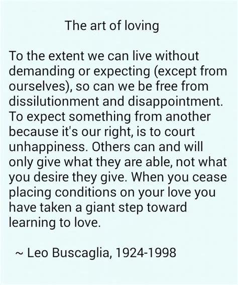 The Art of Loving by Leo Buscaglia, 1924-1998 | Art of love, Leo buscaglia, Faith