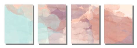 Abstract watercolor brush background. Set background. 16640746 Vector ...