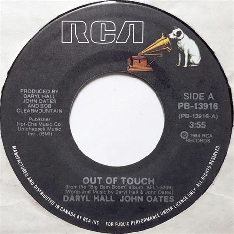 Daryl Hall John Oates* - Out Of Touch (1984, Vinyl) | Discogs